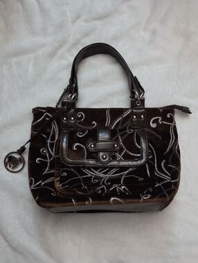 Velvet handbag